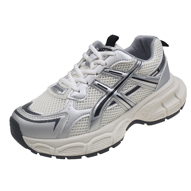 Damen Sportliche Mesh-Sneaker mit dämpfender Sohle und atmungsaktivem Obermaterial R&B