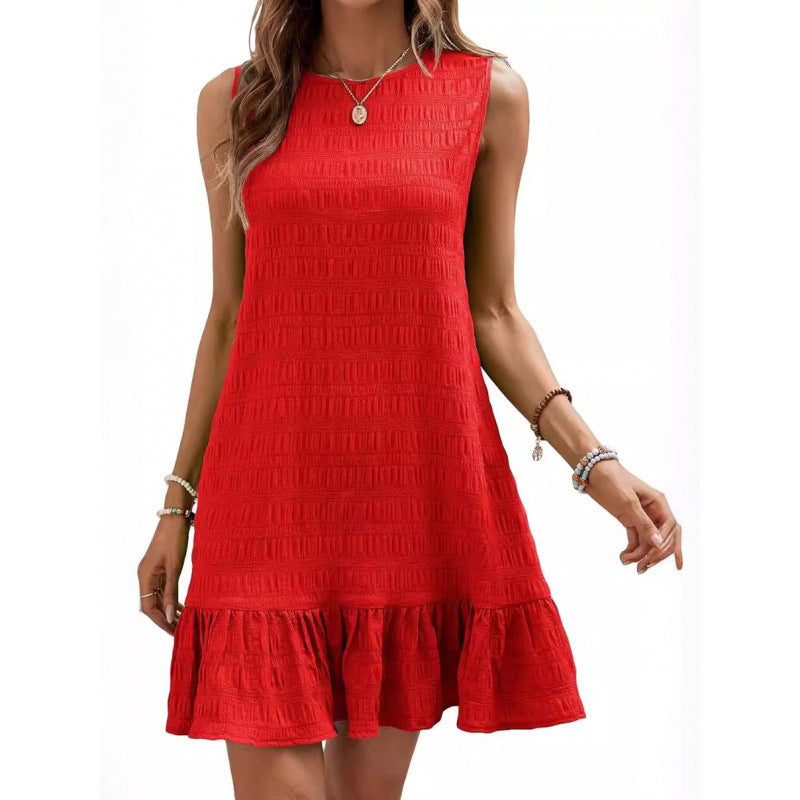 Damen Freizeitkleid mit ansprechendem Volantdesign R&B