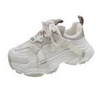 Damen leichte Lace-Up Sneakers mit robustem Obermaterial und flexibler Sohle R&B