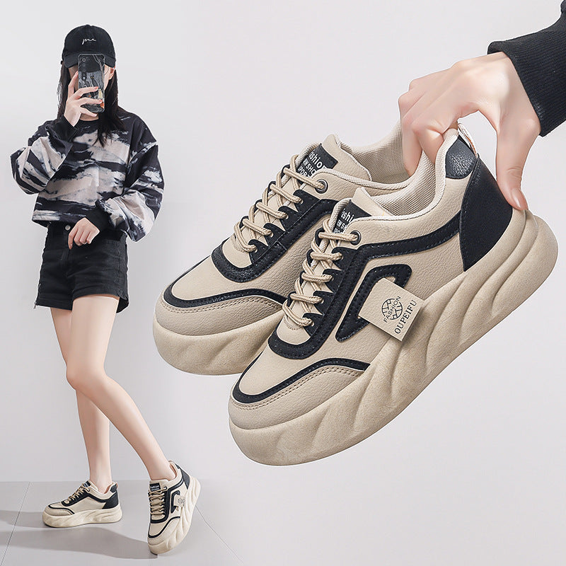 Damen Modische Chunky Sneakers mit extravagantem Profil R&B