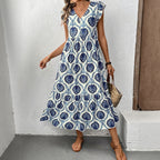 R&B | Kleid mit tiefem V-Ausschnitt