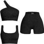 Damen Sport-BH und Shorts Set R&B