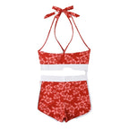 Damen Schwimmanzug mit modischen Blumenmustern R&B