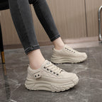 Damen modische Plateau Sneakers mit dämpfendem Sohlenprofil R&B