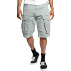 Herren nan robuste Cargoshorts mit großen Klappentaschen und lockerer Passform R&B