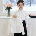 Mädchen elegante Rüschenbluse mit feinen Details R&B