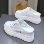 Damen Plateausneaker mit atmungsaktiver Mesh-Oberfläche R&B