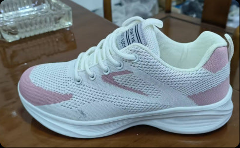 Damen Atmungsaktive Sport-Sneaker mit flexibler Sohle und gepolstertem Fußbett