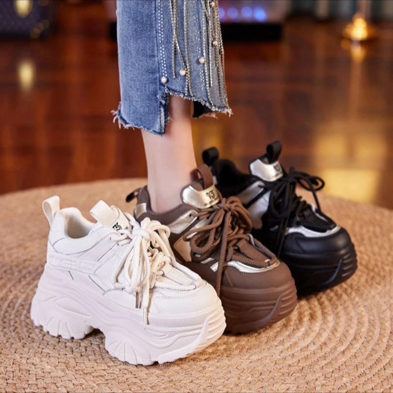 Damen Sportliche Chunky-Sneaker mit verstärktem Sohlenprofil und atmungsaktivem Obermaterial R&B