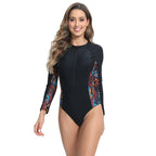 Damen langärmliger Schwimmanzug mit innovativem Designs R&B