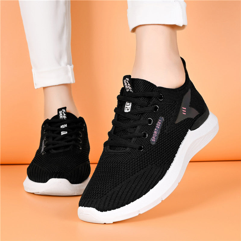 Damen Sportliche Atmungsaktive Sneakers mit flexiblem Mesh-Obermaterial R&B
