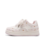 Damen Bequeme Freizeitsneaker mit floralem Design
