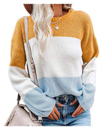 Damen lässiger Strickpullover R&B