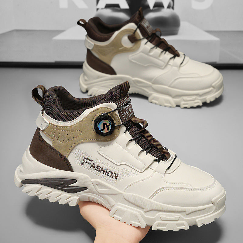 Damen Sportliche High-Top Sneakers mit rutschfestem Profil und modernem Design