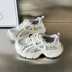 Damen Sportliche Chunky Sneakers mit atmungsaktiver Mesh-Oberfläche und stabiler Sohle R&B