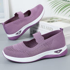 Damen Slip-On Sportschuhe mit elastischem Riemen und atmungsaktivem Obermaterial R&B
