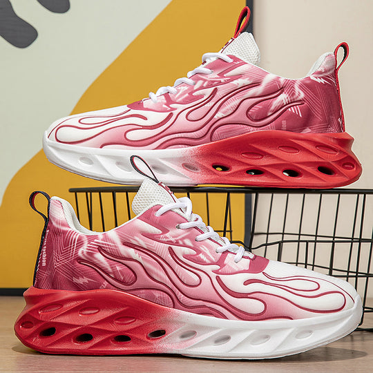 Damen Sportliche Laufschuhe mit atmungsaktiver Obermaterialstruktur und dämpfender Sohle R&B
