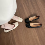 Damen Ballerinas mit elegantem Faltendesign und bequemer Innensohle