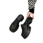 Damen Komfortable Slip-On-Pantoletten mit modischem Riemenverschluss EB