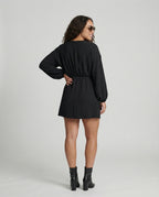 Damen sommerliche Kimono-Jacke mit lockerem Schnitt und dezenten Rüschendetails R&B