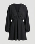 Damen sommerliche Kimono-Jacke mit lockerem Schnitt und dezenten Rüschendetails R&B