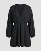 Damen sommerliche Kimono-Jacke mit lockerem Schnitt und dezenten Rüschendetails R&B