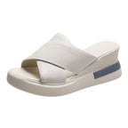 Damen Bequeme Sling-Sandalen mit elegantem Querriemen R&B