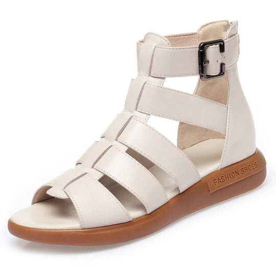 Damen Sandalen mit modischem Riemendesign und Komfortsohle R&B