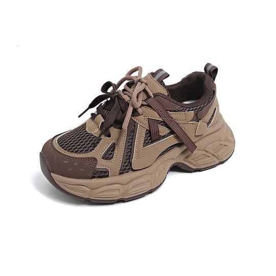 Damen Sportliche Sneakers mit atmungsaktiver Oberflächenstruktur und rutschfestem Sohlenprofil R&B