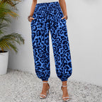 Damen weite Leopardenmuster-Hosen R&B
