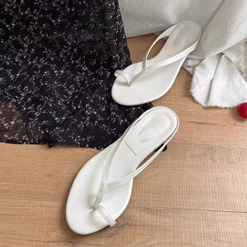 Damen Zehentrenner mit elegantem Riemendesign und bequemer Fußbettgestaltung R&B