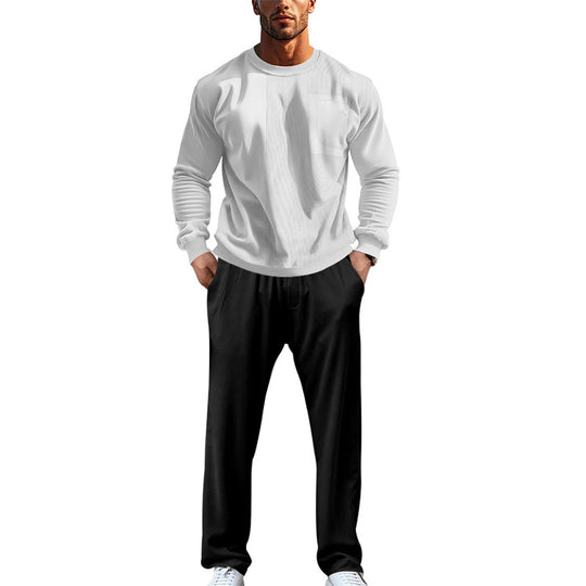 Herren Bequemer und eleganter Freizeitanzug mit praktischen Taschen und elastischem Bund R&B