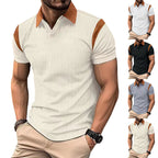 Herren Kurzarm Poloshirt mit strukturiertem Kragen und sportlichem Design R&B