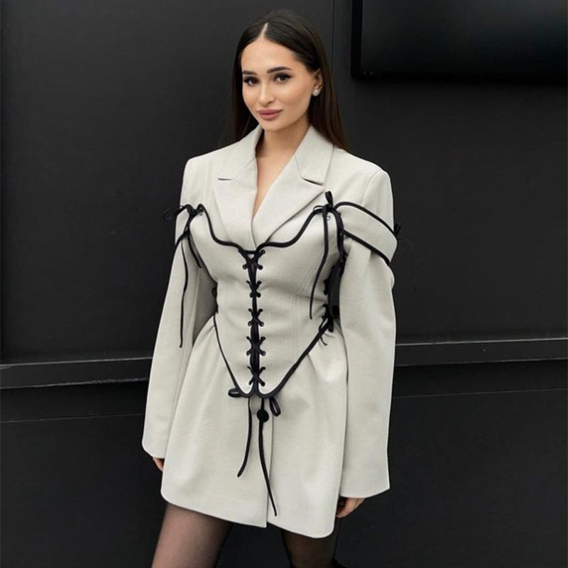 Damen Modischer Couture-Blazer R&B