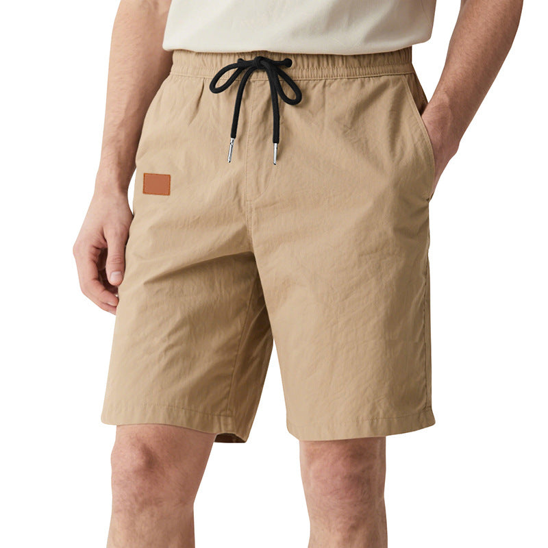 Herren nan schnelltrocknende Badeshorts im Bermuda-Schnitt mit elastischem Bund und Kordelzug R&B