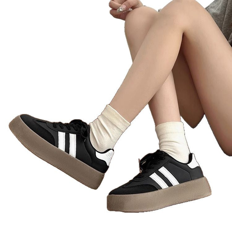 Damen Modische Freizeitsneaker mit dickem Profil