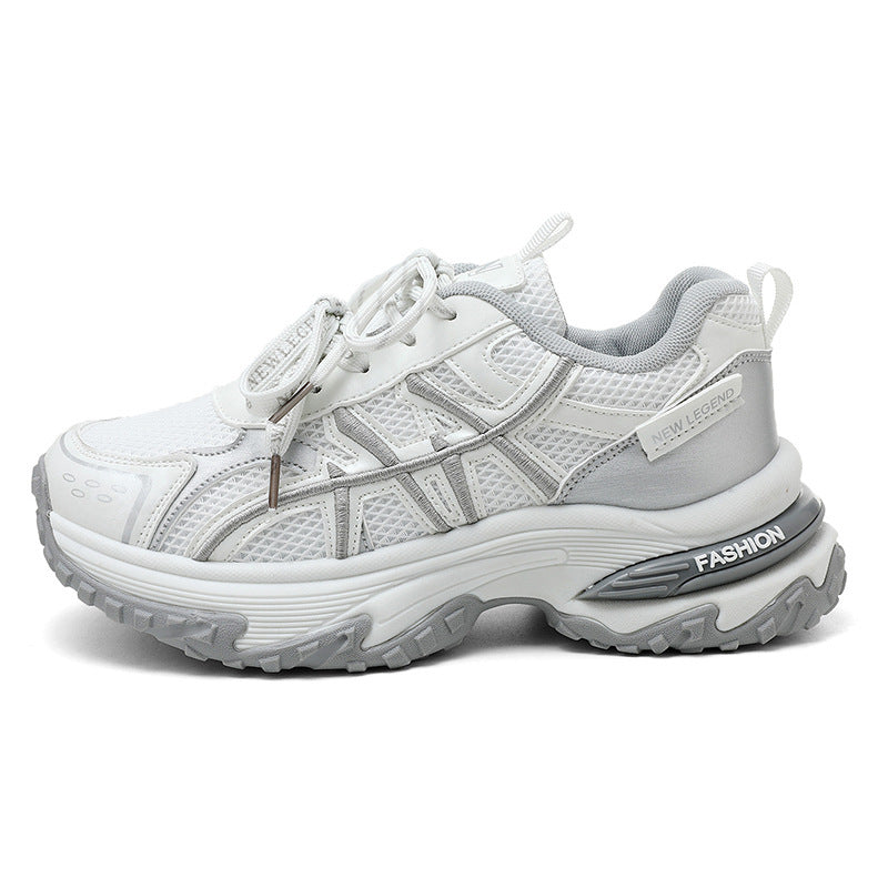 Damen Sportliche Sneakers mit atmungsaktiver Mesh-Oberfläche und stoßdämpfendem Fußbett R&B