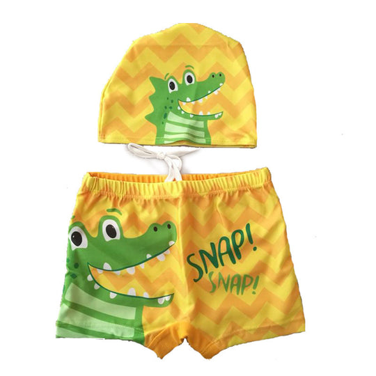 Jungen Schwimmset mit fröhlichem Dinosaurier-Motiv R&B