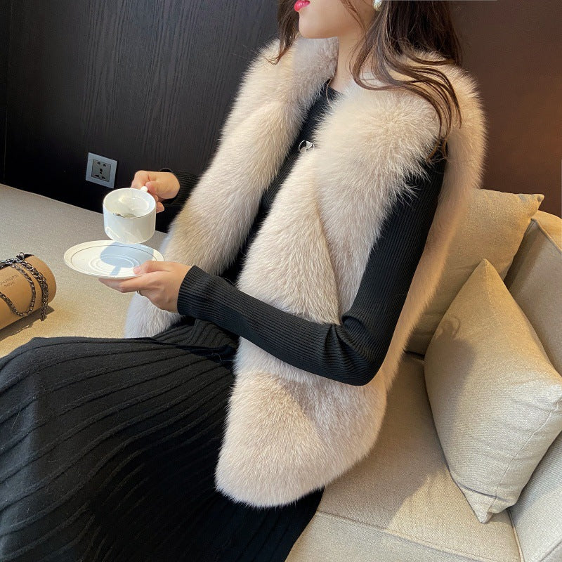 Damen Weste aus luxuriös flauschigem Kunstpelz R&B