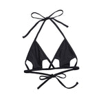Damen Triangel-Bikinioberteil mit verstellbaren Schnürdetails R&B