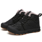 Damen isolierte Winterstiefel mit rutschfester Sohle und kuscheligem Innenfutter