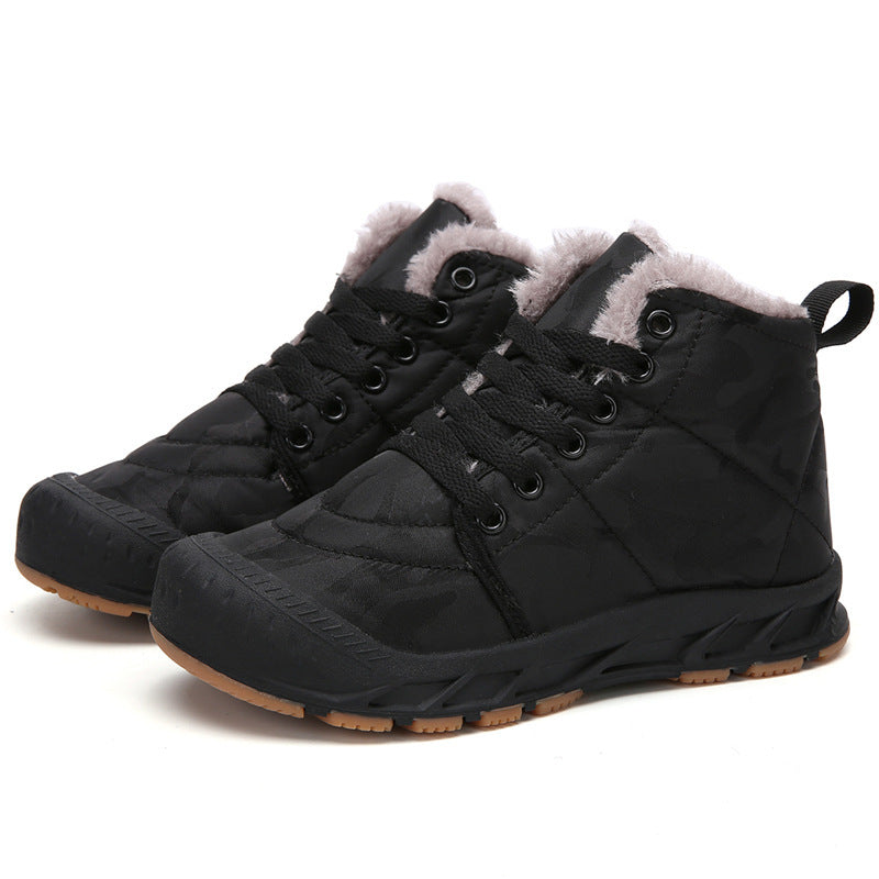 Damen isolierte Winterstiefel mit rutschfester Sohle und kuscheligem Innenfutter