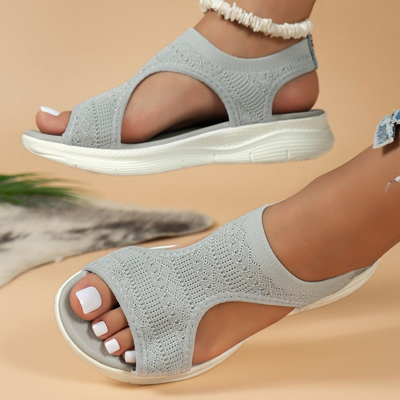Damen Freizeit-Sandalen mit atmungsaktivem Obermaterial und rutschfester Sohle R&B