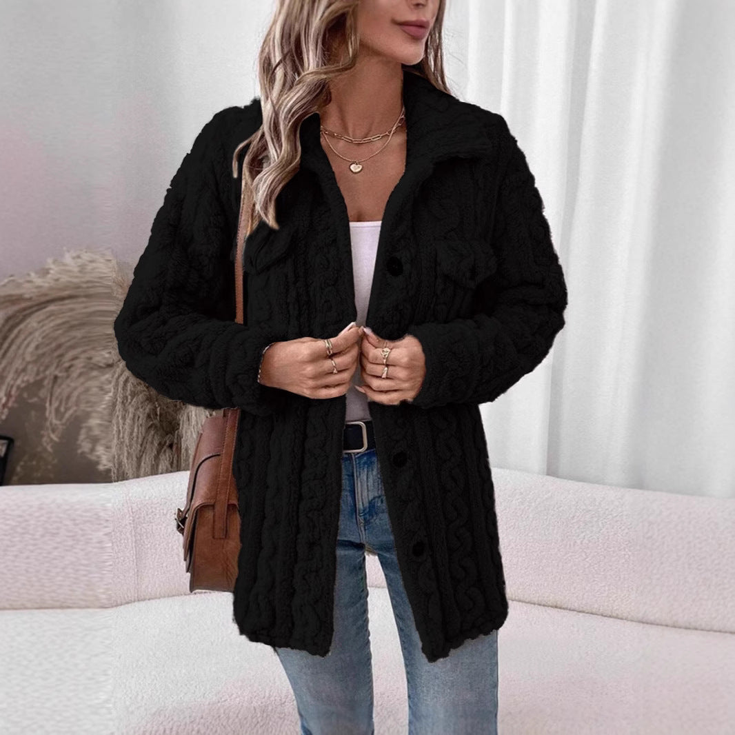 Damen Strickjacke mit strukturierter Oberfläche R&B