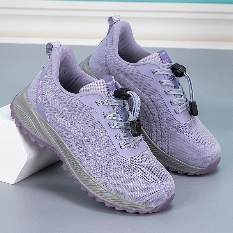Damen Lauf-Sneaker mit elastischem Schnellschnürsystem und atmungsaktivem Obermaterial R&B