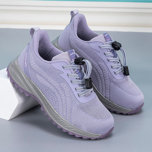 Damen Lauf-Sneaker mit elastischem Schnellschnürsystem und atmungsaktivem Obermaterial R&B