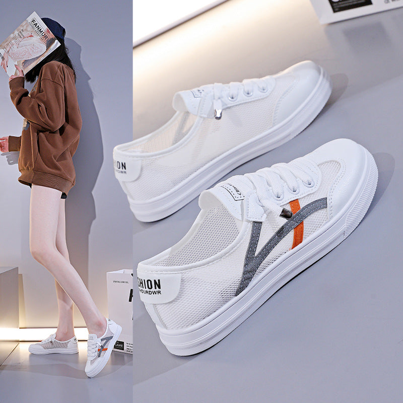 Damen modische Freizeitsneaker mit rutschfester Sohle und atmungsaktivem Obermaterial R&B