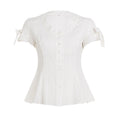 Damen Blusenshirt mit modischem Schnitt und Rüschendetails R&B
