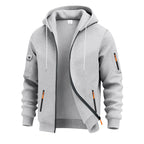 Herren funktionale Kapuzenjacke mit technischen Taschen R&B