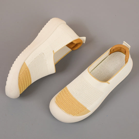 Damen Atmungsaktive Slip-On Sneakers mit gepolsterter Sohle R&B